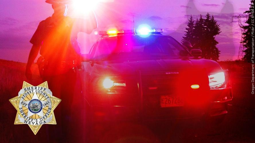 Police Lights Horse Shadow with SCSO badge