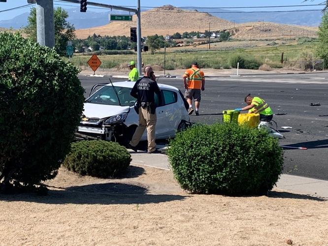 Crash Shuts Down Intersection of Sparks Boulevard and Disc Drive