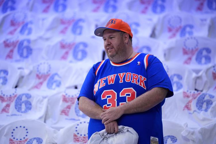 Knicks 76ers Basketball