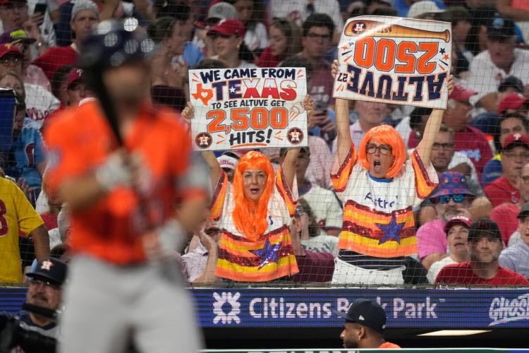 Astros Phillies Baseball