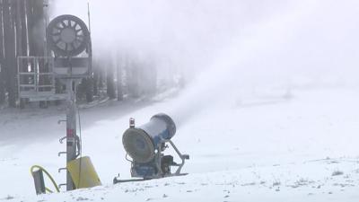 Mt. Rose Turns on Snow Machines