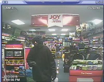 Sparks Police Release Photos of  Armed Robbery Suspect at GameStop