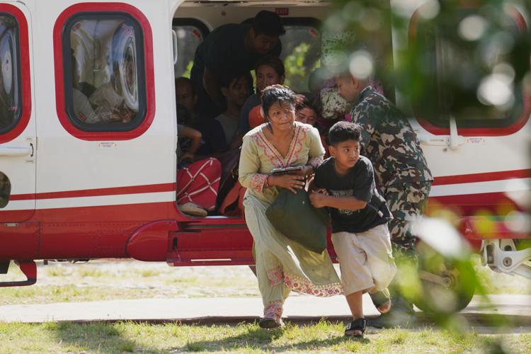 Photos show aftermath of flash floods in Nepal