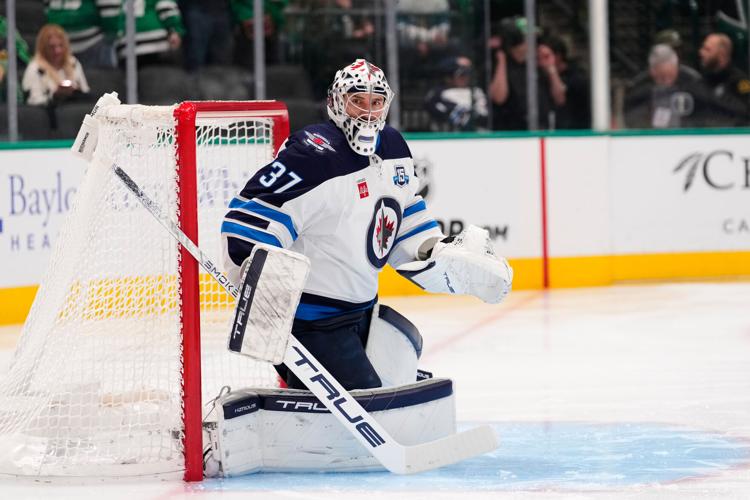 Jets-Devils Hellebuyck Trade Hockey