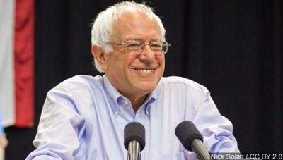 Bernie Sanders Holds Rally in Downtown Reno Wednesday