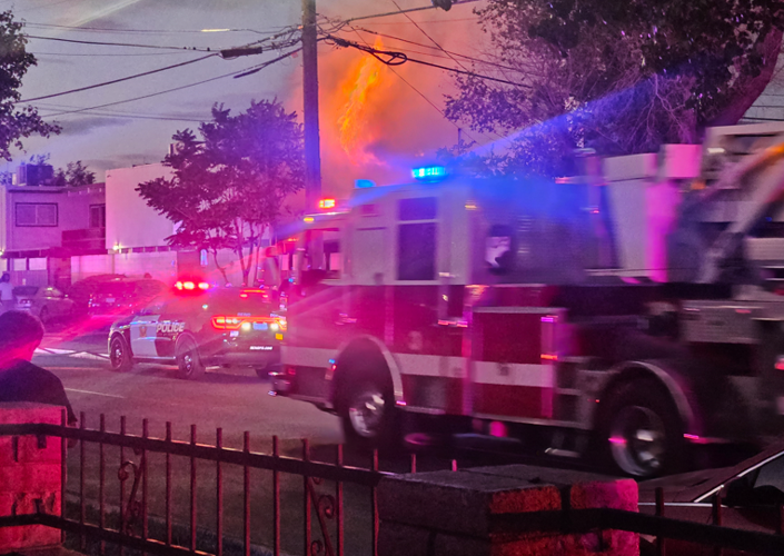 Apt fire on Locust St. 2