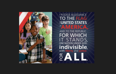 Pledge of Allegiance in Class