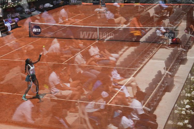 APTOPIX Italian Open Tennis
