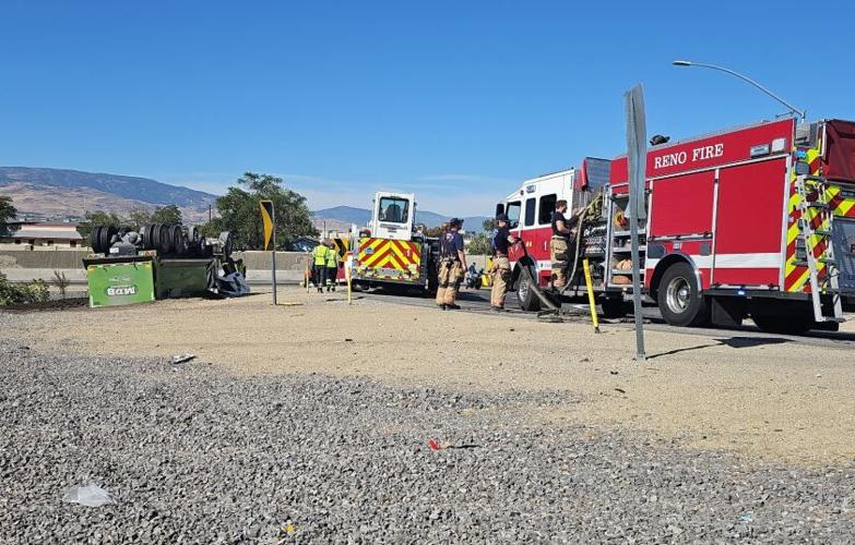 Dump truck rollover