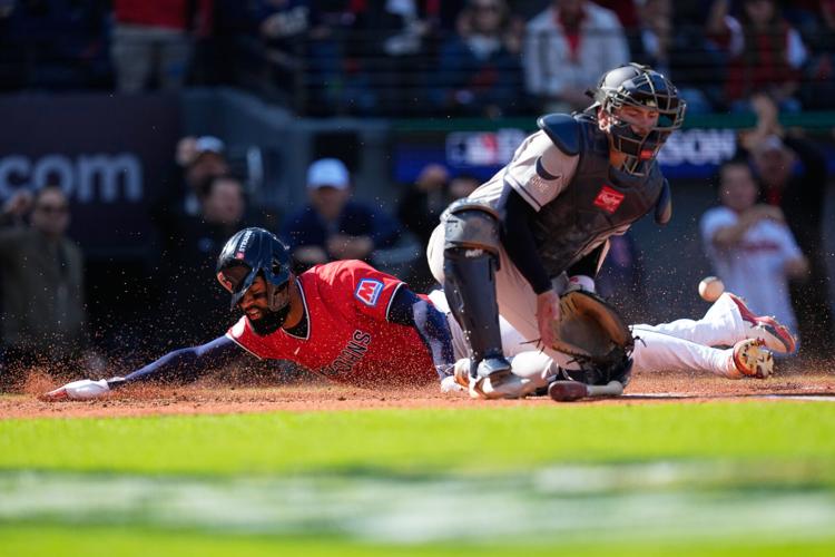 APTOPIX ALCS Rays Guardians Baseball
