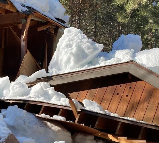 Truckee house collapse