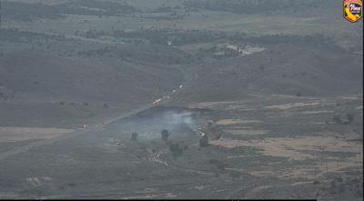 Crews Working Small Fire Off U.S. 395 Near Hallelujah Junction