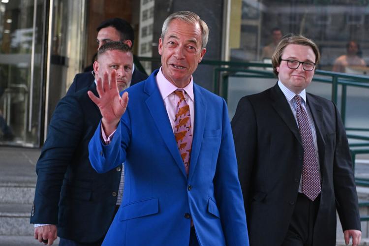 APTOPIX Britain Politics Farage