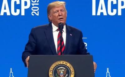 President Trump in Chicago for Visit Amid Protests