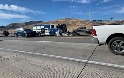 Emergency Crews Respond to Crash on I-80 Near Mustang