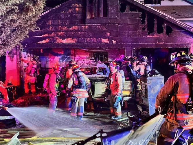 Family of four displaced after garage fire in northwest Reno