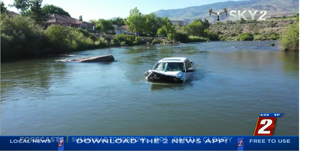 Driver Taken to Hospital After Truck Ends Up in Truckee River | News ...