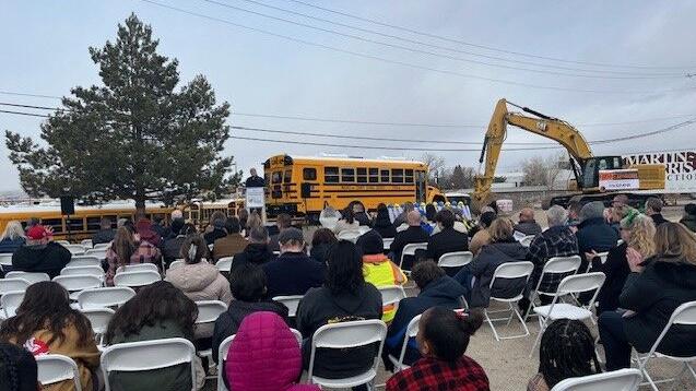 WCSD Transportation Yard groundbreaking