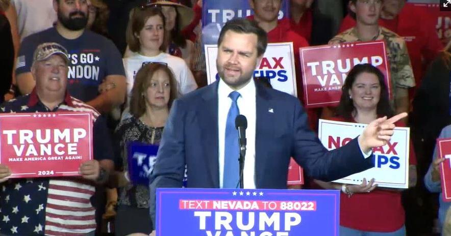Vice Presidential Nominee JD Vance holds rally in Reno | News | 2news.com