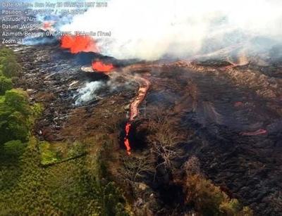 Lava From Kilauea Volcano Enters Ocean, Creates Toxic Cloud