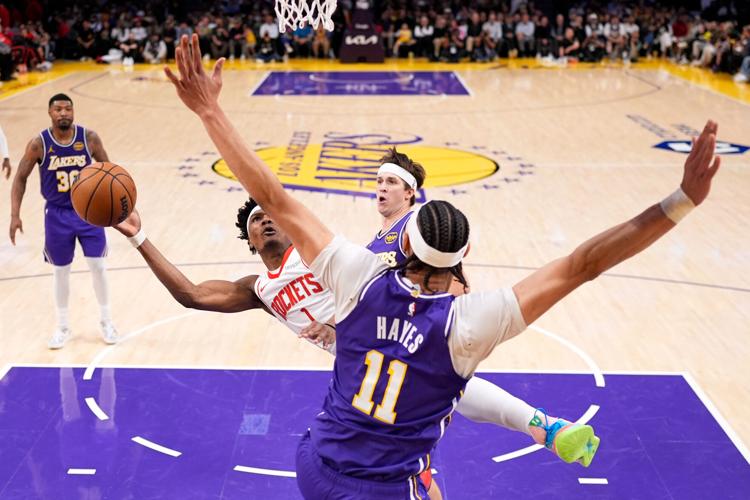Rockets Lakers Basketball