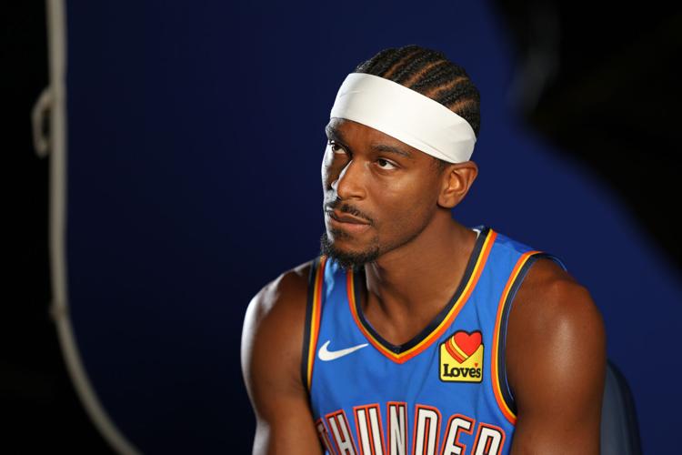 Thunder Media Day Basketball