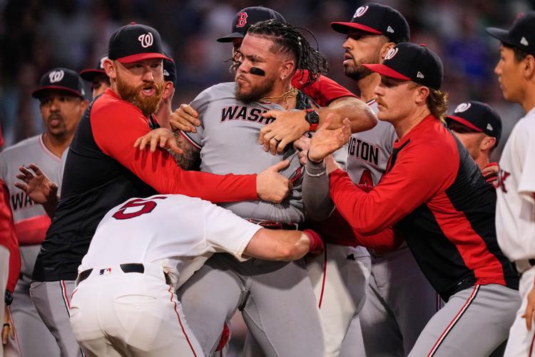 APTOPIX Nationals Red Sox Baseball