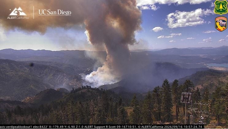 Floriston-area fire