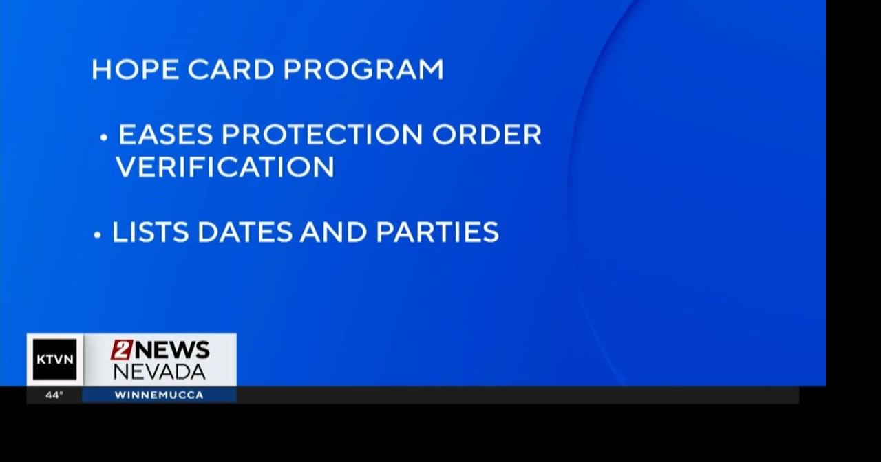 NV Legislature: AB 159 would establish Hope Card program | Videos ...