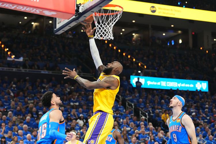 Lakers Thunder Basketball