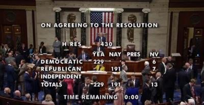 House of Reps. Passes Resolution to Enforce Subpoenas
