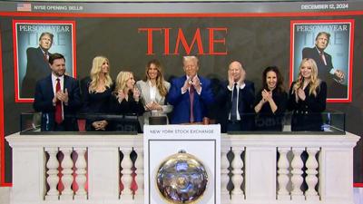 Donald Trump at NYSE