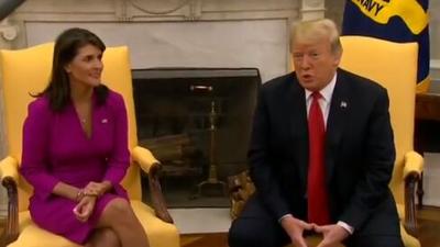 UN Ambassador Nikki Haley to Leave 'At End of Year'