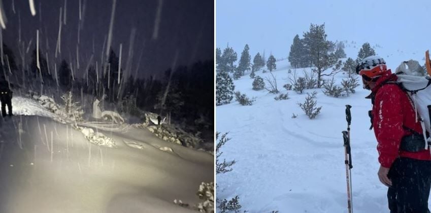 Lost skier