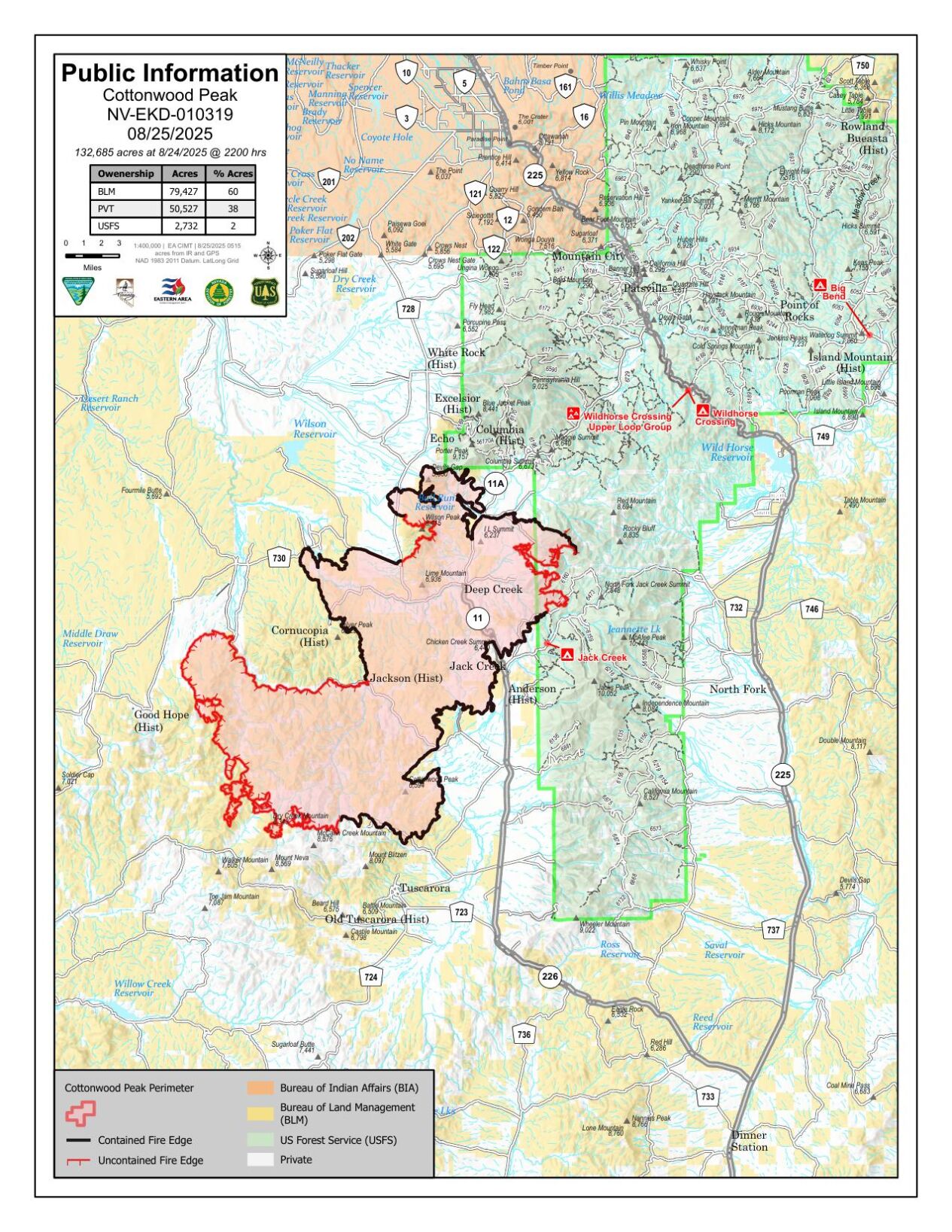 Cottonwood Peak, August 25, 2025