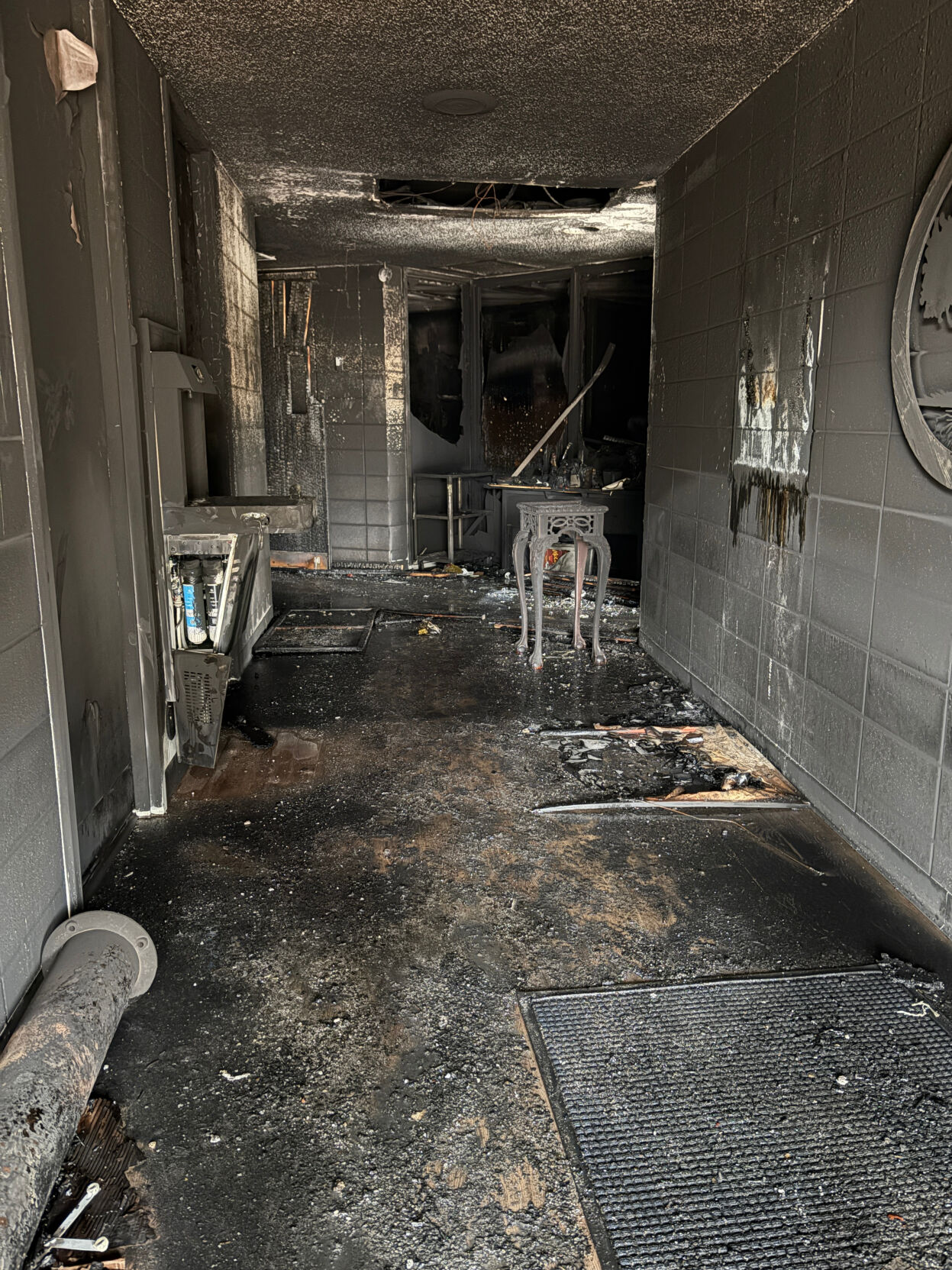 Suspect arrested on suspicion of arson after a fire damages a historic ...
