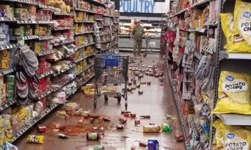 Earthquake Walmart Damage.JPG