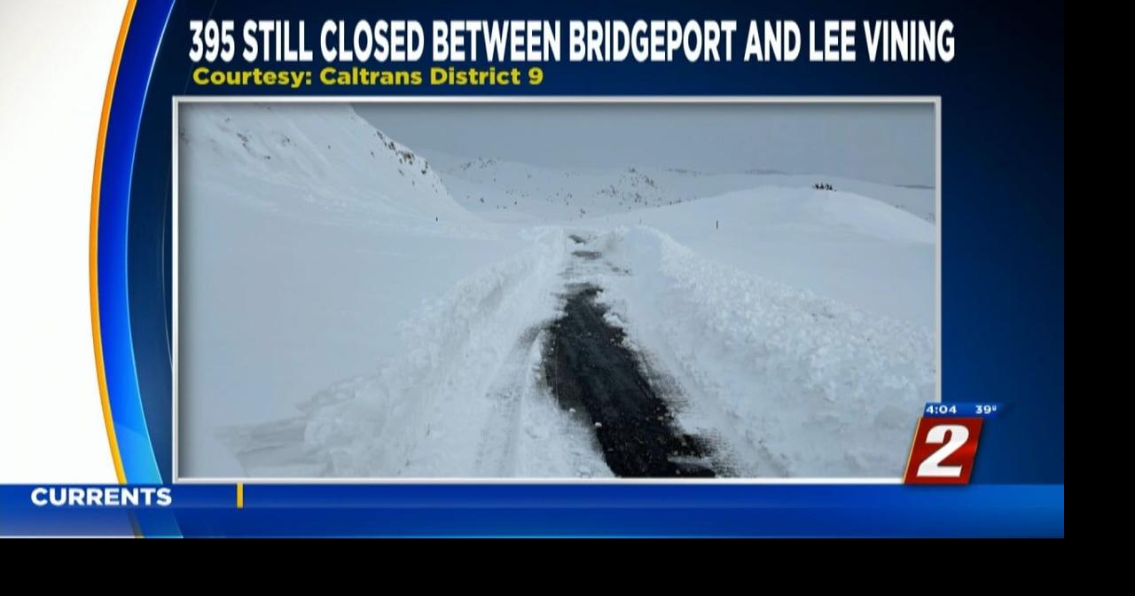US 395 Still Closed Between Bridgeport and Lee Vining | Video 