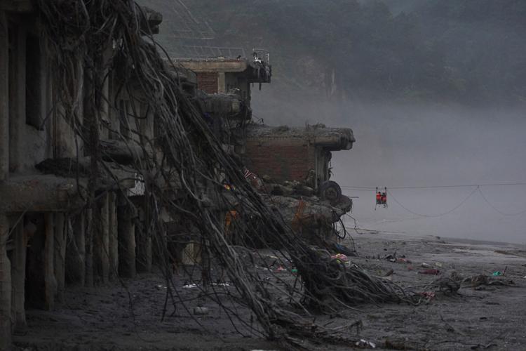 APTOPIX Nepal Flood