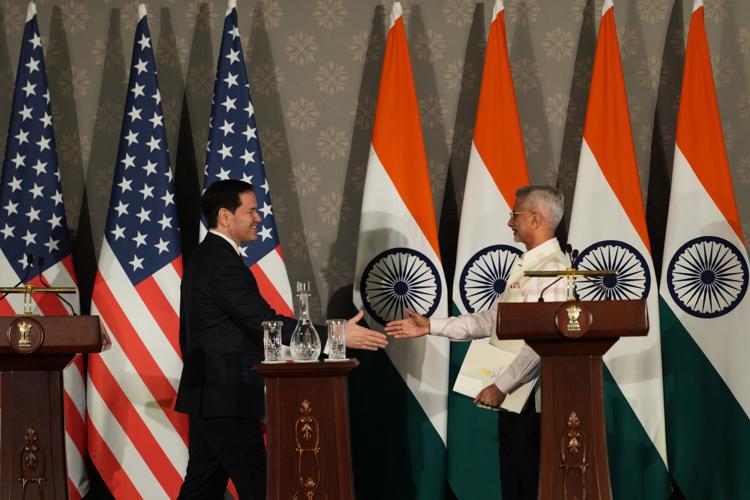 APTOPIX India United States Rubio