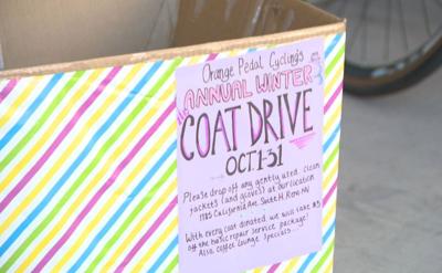 Orange Pedal Reno Collecting Coats to Donate