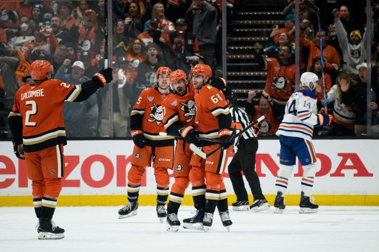 Oilers Ducks Hockey