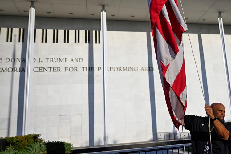 APTOPIX Trump Kennedy Center