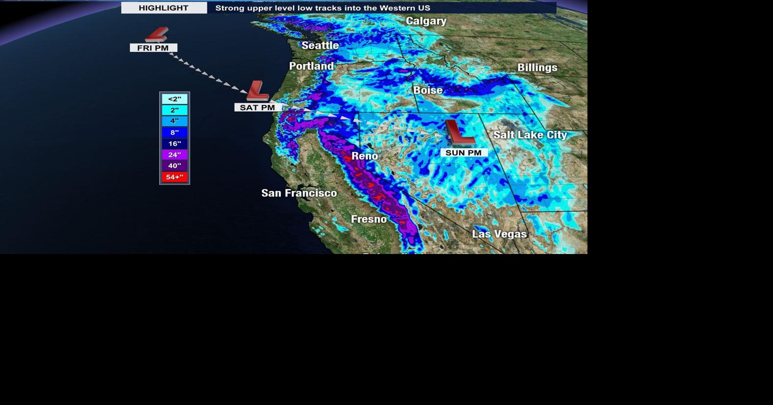 Travel Will Be Nearly Impossible Over the Weekend, Snow Forecast | News ...