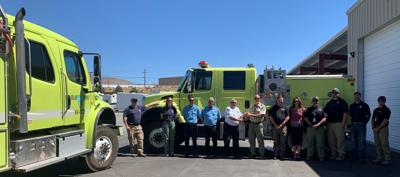 Carson City District Fire and Aviation transfers fire engine to Pyramid Lake Fire Rescue/EMS