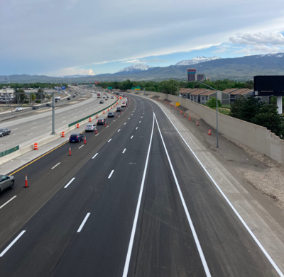 I-580 south, north lanes