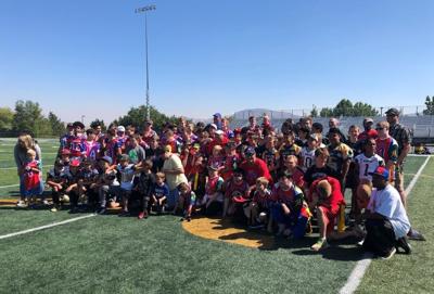 The Reno Pop Warner Challenger League For Special Needs Athletes Plays First Game
