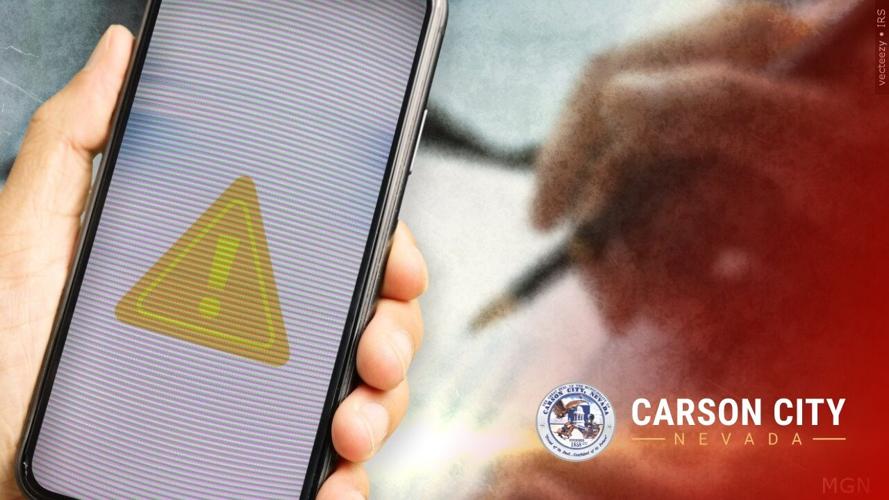 Scam with Carson City logo