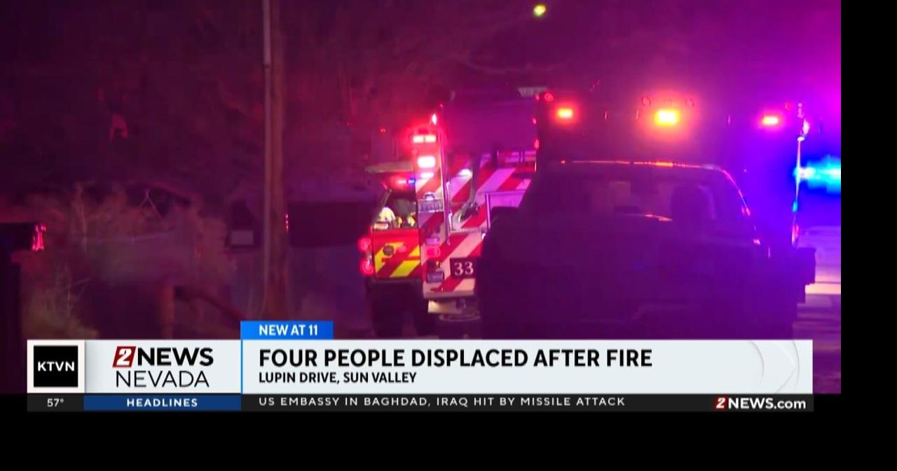 Four people displaced by fire in Sun Valley | Local News | 2news.com