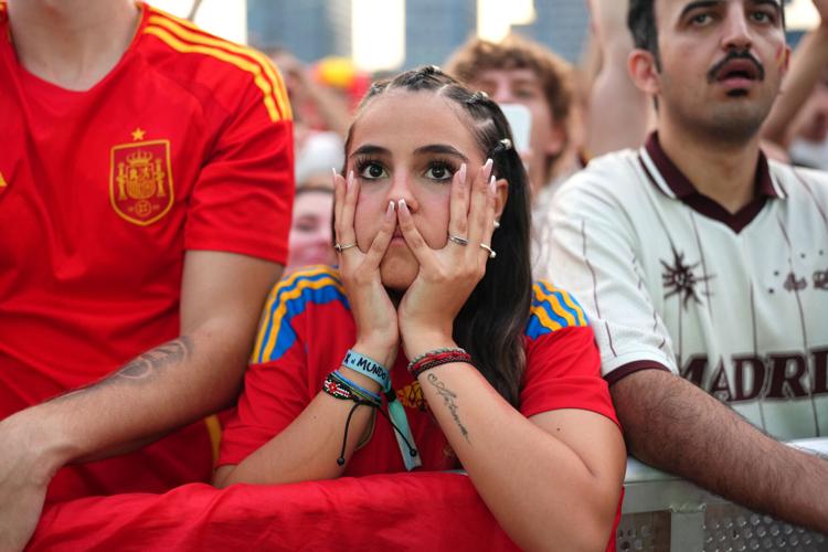 APTOPIX Spain WCup Soccer Reaction